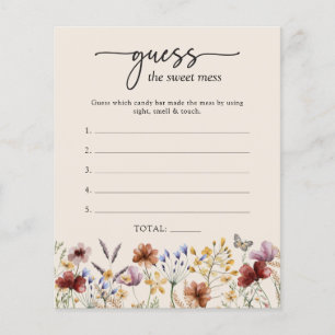 Papier Devinez Le Jeu De Baby Mess Sweet Mess