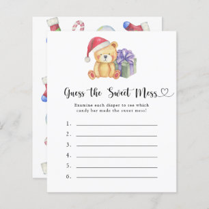 Papier Devinez le jeu Sweet Mess - Ours d'hiver