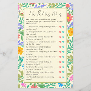 Papier Devinez Qui Drôle Mariage & Fête des mariées Jeu