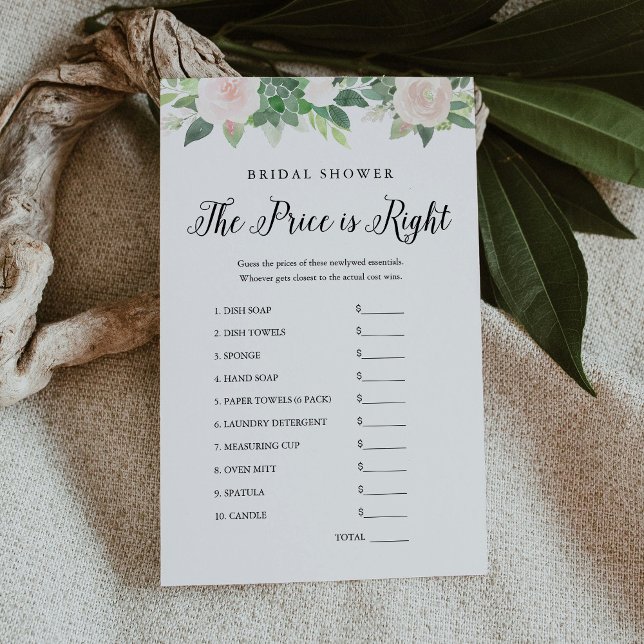 Papier DEVON Devine le jeu de Fête des mariées des prix (Créateur téléchargé)