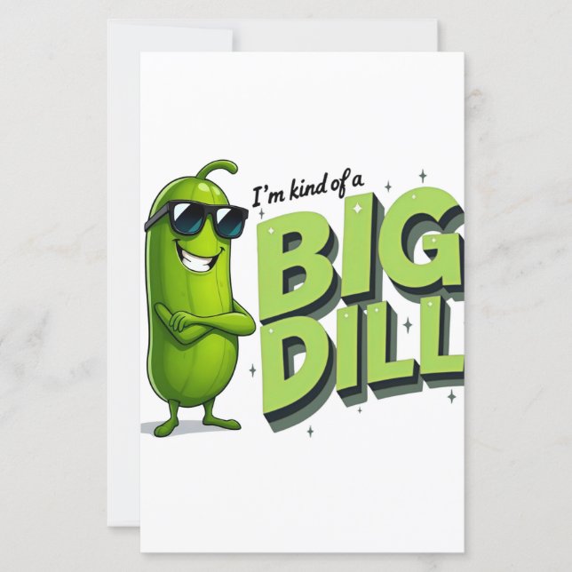 Papier Dill Pickles Amateurs Cadeau - Drôle Drôle Dessins (Devant)