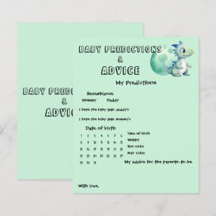 Papier Dinosaur mignon avec son Baby shower d'oeufs Jeu C