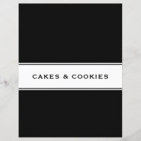 Divider chapitre livre de recettes | Gâteaux et co
