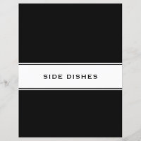 Divider chapitre livre de recettes | Plats Côtés