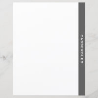 Divider de livre de cuisine | Gris et blanc | Cass