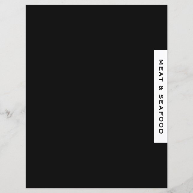 Papier Divider de recette | Viande et fruits de mer | Noi (Devant)