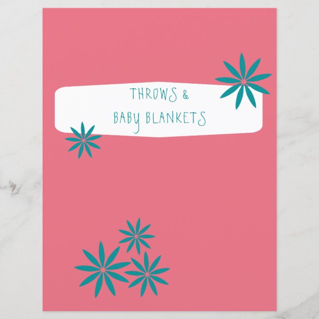 Papier Divider rose - Classeur de Tricot Yarnaholic Insér (Devant)