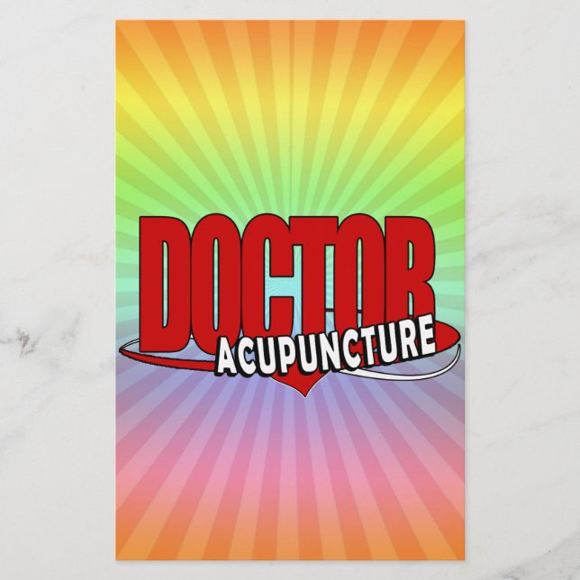 PAPIER DOCTEUR ACUPUNCTURE DE LOGO (Devant)