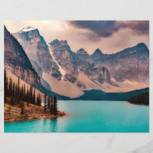 Papier Document d'information sur le lac Banff