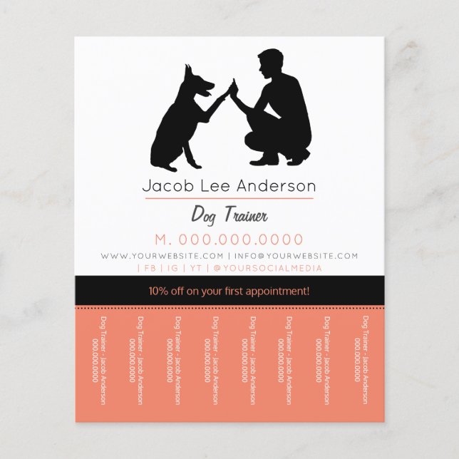 Papier Dog trainer (Devant)