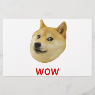 Papier Doge Très Waouh Beaucoup Chien Telle Shiba Shibe I