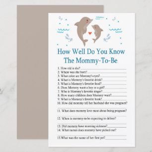 Papier Dolphin Comme vous connaissez bien le jeu de baby 