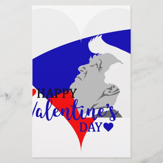 Papier donald trump valentine (Devant)