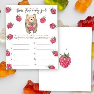 Papier Donnez un nom à cette nourriture pour bébé - jeu d