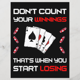 Papier Don't Count Your Win That's When You Start Losing