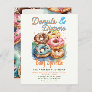 Papier Donuts et Diapeurs Bébé Sprinkle Douche BUDGET