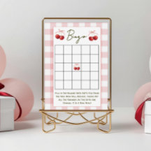 Double sided baby shower games Cherry Sweet 