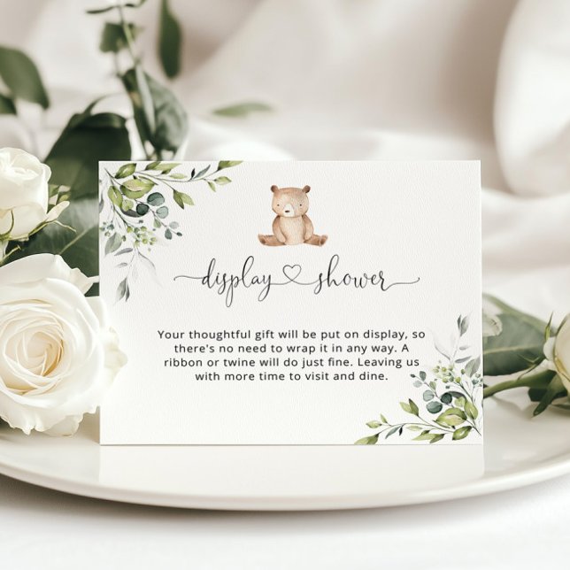 Papier Douche d'exposition de l'ours Eucalyptus (Créateur téléchargé)