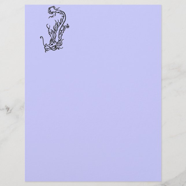 Papier Dragon de plongée (Devant)