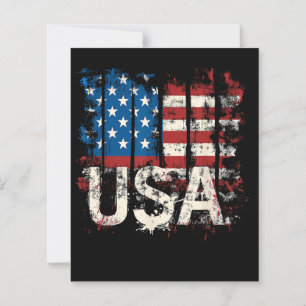 Papier Drapeau américain rétro 4 juillet