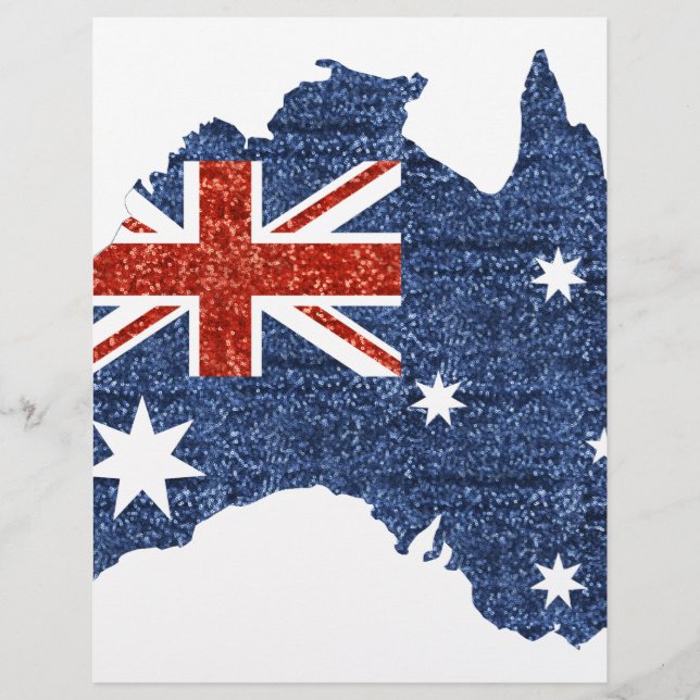 Papier drapeau australien (Devant)