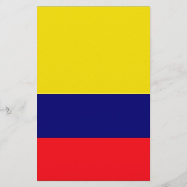 Papier Drapeau de Colombie (Devant)