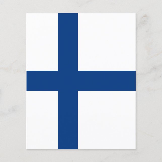 Papier Drapeau de Finlande (Devant)