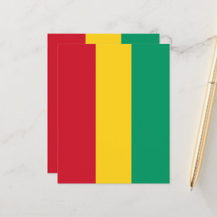 Papier Drapeau de Guinée