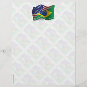 Papier Drapeau de la Brazilian