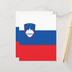 Papier Drapeau de la Slovénie