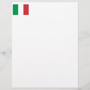 Papier Drapeau de l'Italie