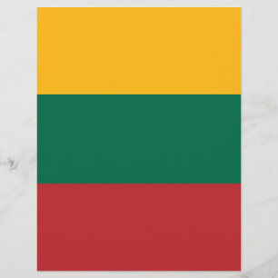 Papier Drapeau de Lituanie
