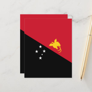 Papier Drapeau de Papouasie-Nouvelle-Guinée