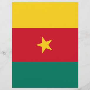 Papier Drapeau du Cameroun