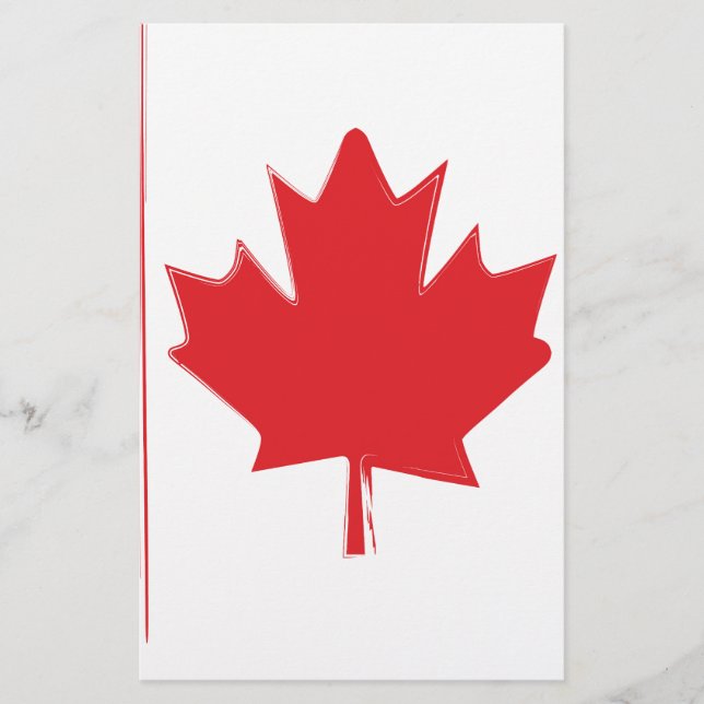 Papier Drapeau du Canada (Devant)