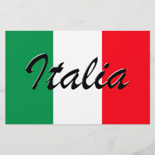 Papier Drapeau Italia - Haute Qualité