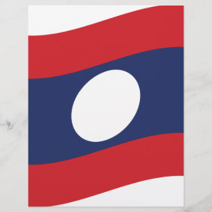 Papier Drapeau Laos