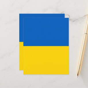 Papier Drapeau ukrainien