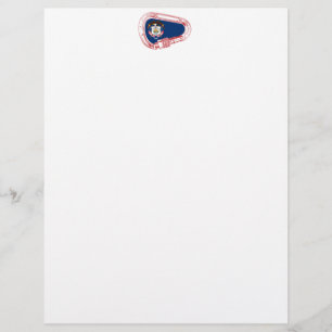 Papier Drapeau Utah Escalade carabiner