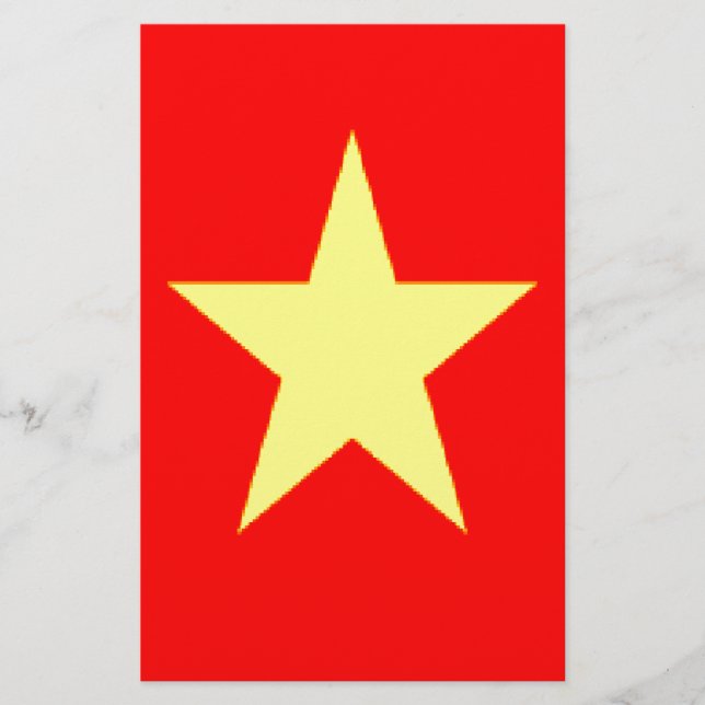 Papier drapeau vietnam (Devant)