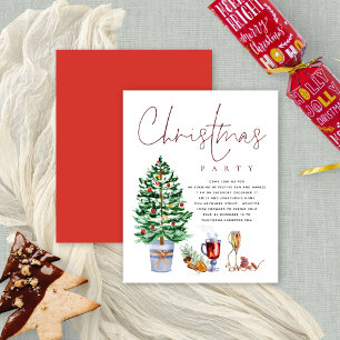 PAPIER Drinks Tree Script Weihnachten Party Einl