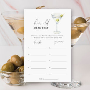 Papier Dry Martini Quel âge avaient-elles à leur mariage