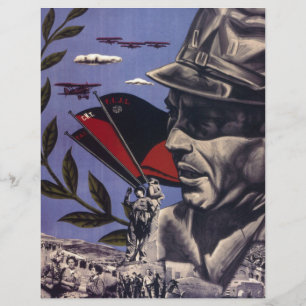 Papier Durruti guerre civile espagnole affiche originale 