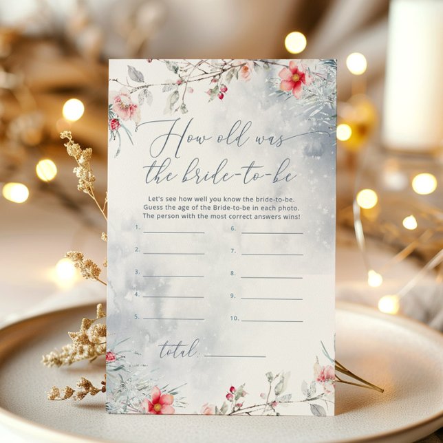 Papier Dusty bleu hiver Quel âge avait la mariée pour êtr (Créateur téléchargé)