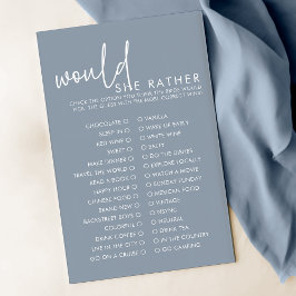 Papier Dusty Blue Voudrait-Elle Plutôt Fête des mariées J