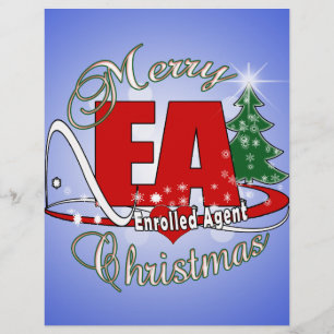 Papier EA CHRISTMAS Agent inscrit