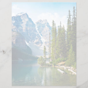 Papier Eau Moraine Lake, Canada