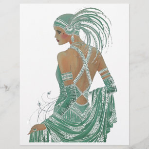 Papier ÉCO - vêtement sympathique vêtu : Dames Going Gree