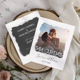 Papier Économisez sur la photo en noir et blanc pour la d