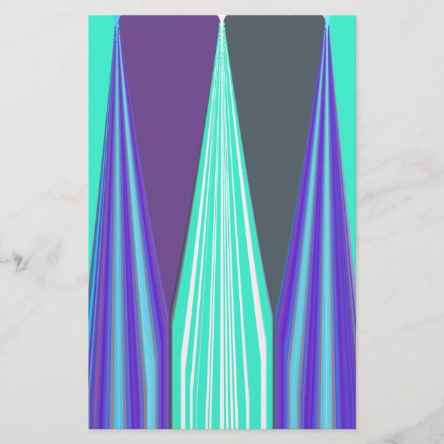 Papier Edgy Blue art (Devant)